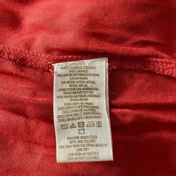 FREE PEOPLE | Stealing Fire Floral Print Peasant Tunic Dress in Red Combo Size M - Picture 12 of 12